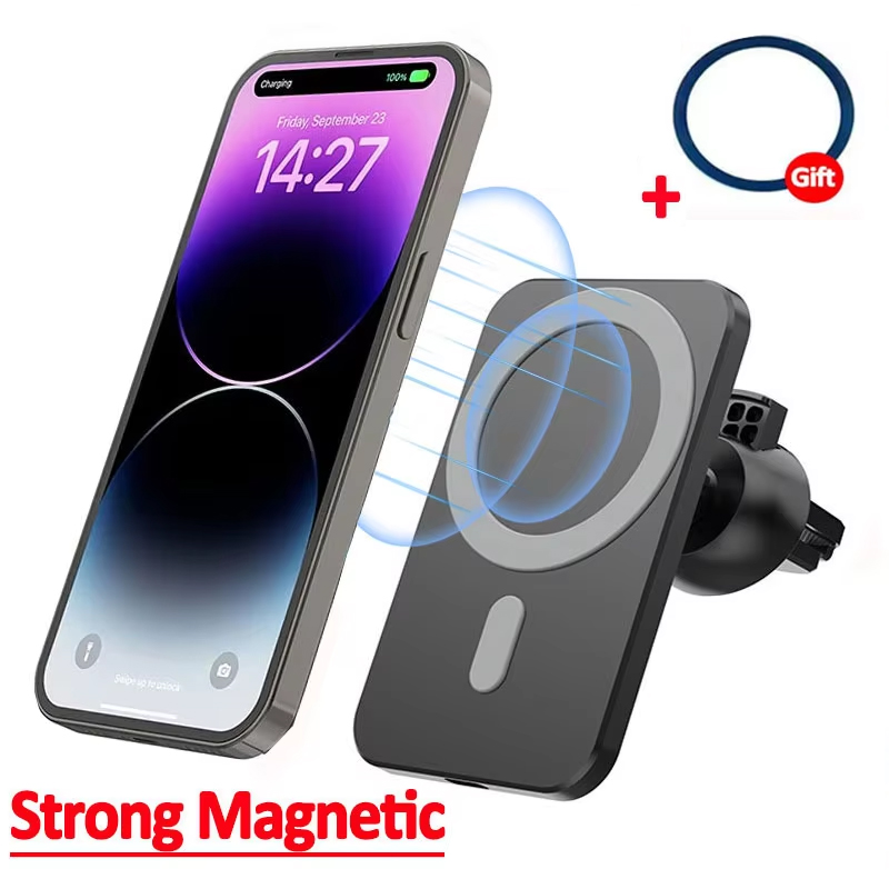 Car Accessories Xiaomi - Magnetic Wireless Car Charger For MagSafe