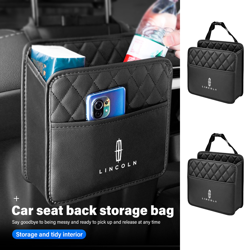 Car Trunk Organizer - For Lincoln Car Back Seat Storage