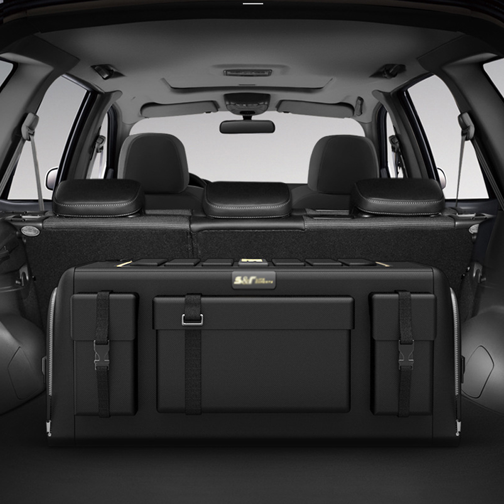 Car Cargo Net Trunk - Universal Car Trunk Organizer 70L Storage
