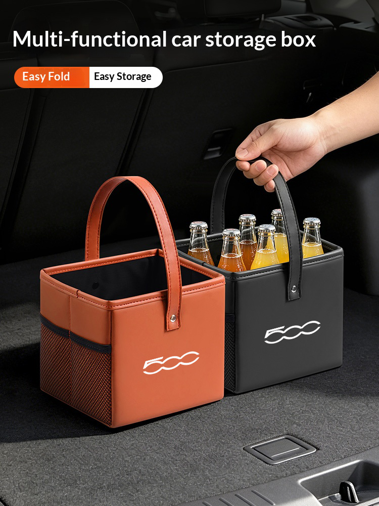 Car Trash Car Leather Folding  - Car Accessories Under 500 ulasan dan harga