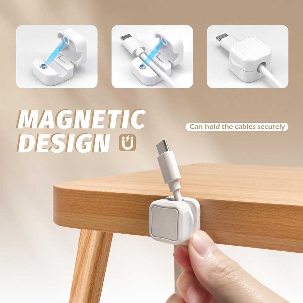 6 PCS Magnetic Cable Clips Cor - Car Cable Organizer ulasan dan harga