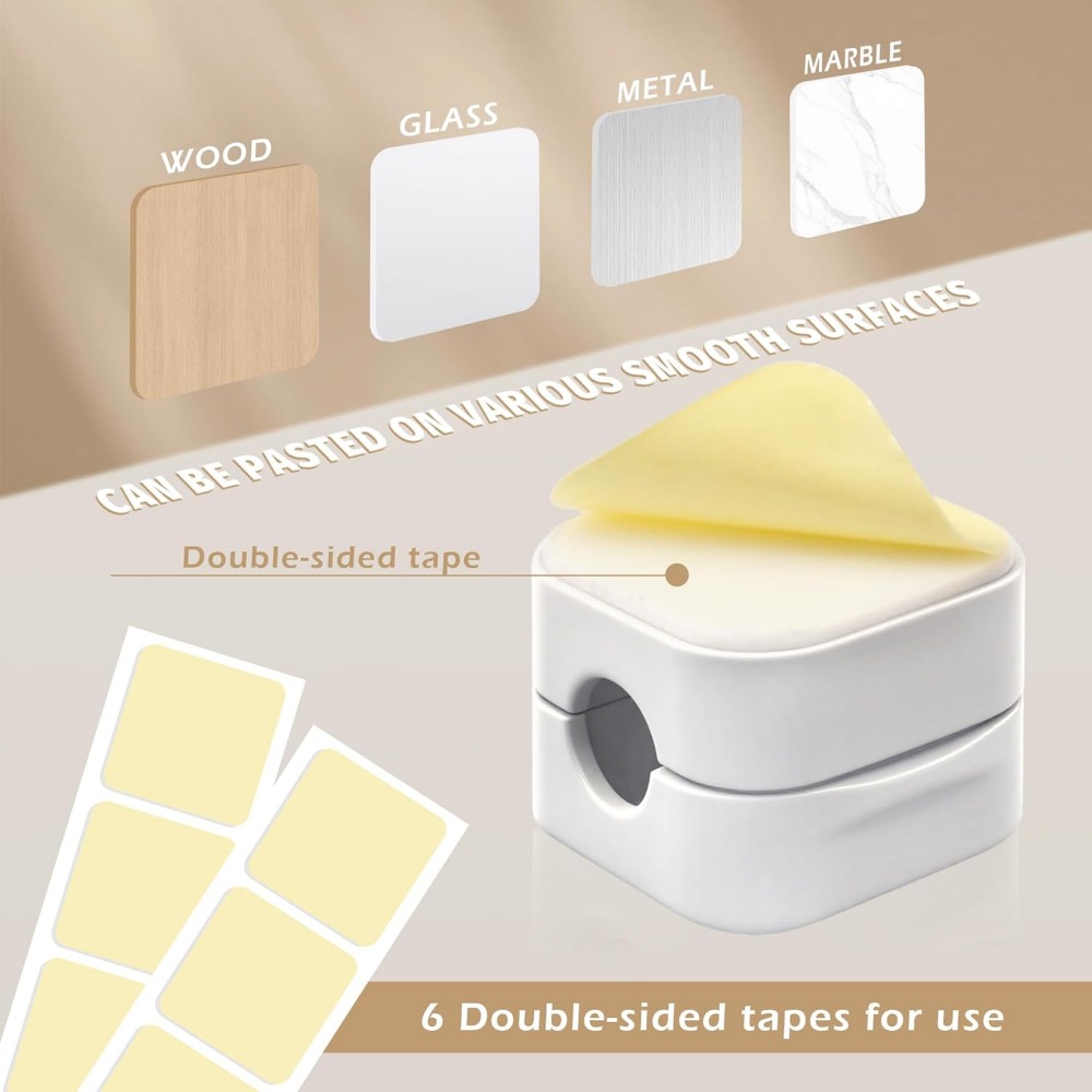 6 PCS Magnetic Cable Clips Cor - Car Cable Organizer ulasan dan harga