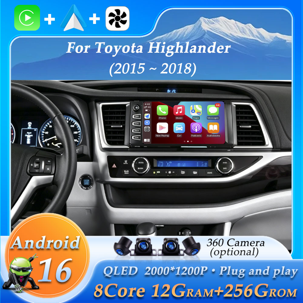 Car Radio for Toyota Highlande - Car Accessories In India ulasan dan harga