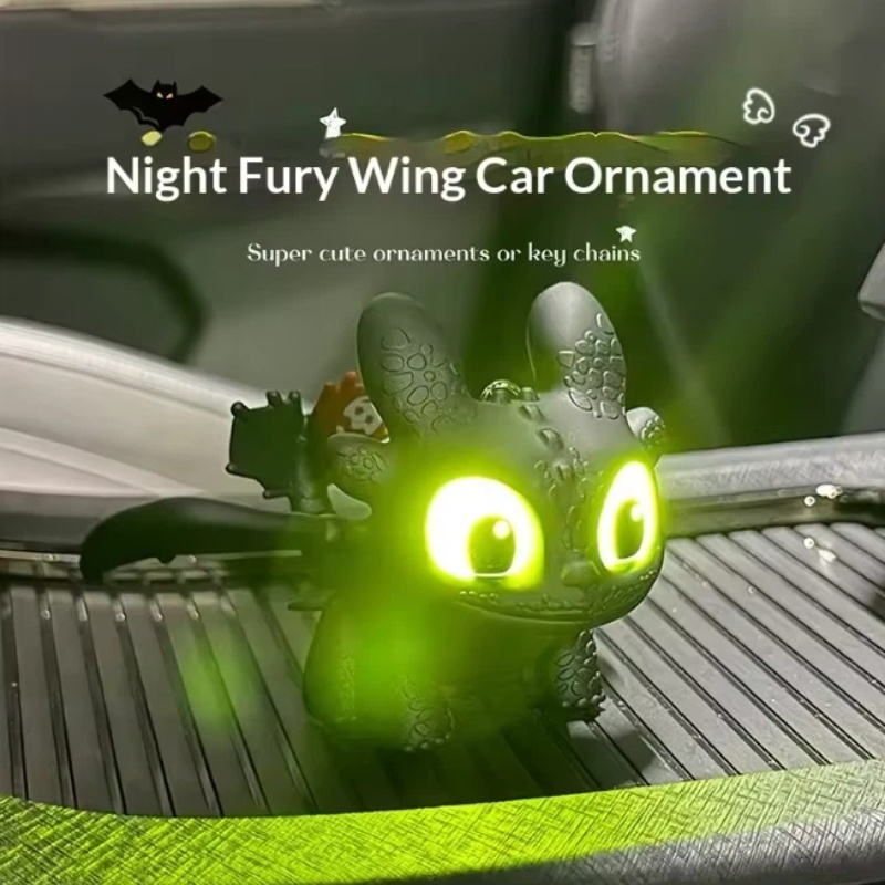 Genuine Cute Glowing Toothless - Car Accessories Interior ulasan dan harga