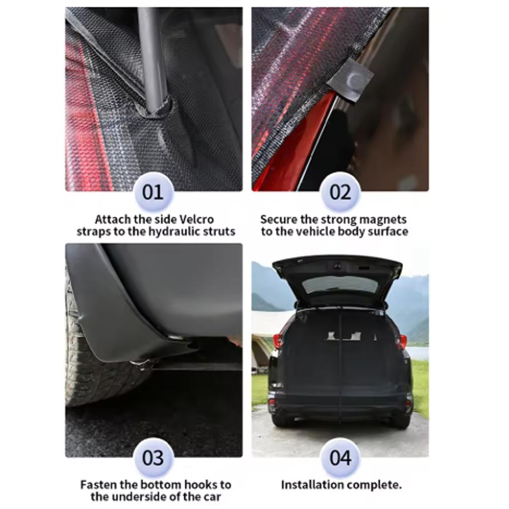Car Tailgate Mosquito Net Univ - Car Cargo Net Trunk ulasan dan harga
