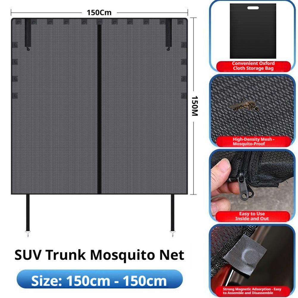 Car Tailgate Mosquito Net Univ - Car Cargo Net Trunk ulasan dan harga