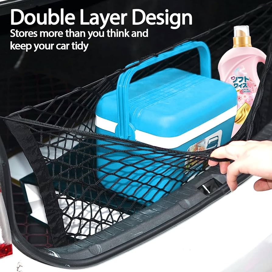 Car Trunk Nets For Suzuki SX4  - Car Cargo Net Trunk ulasan dan harga