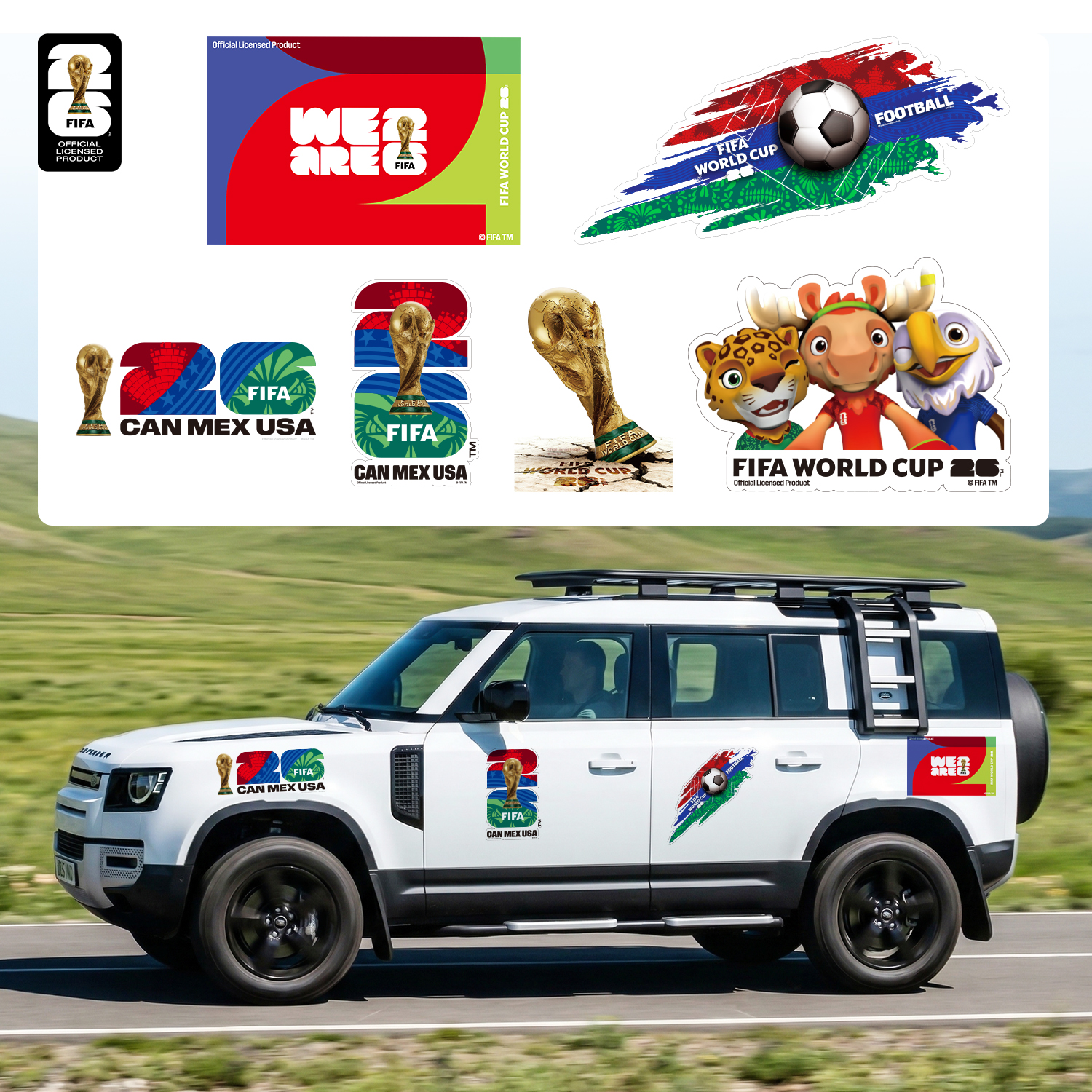 FIFA World Cup 2026 Car Decal  - Car Accessories Outside ulasan dan harga