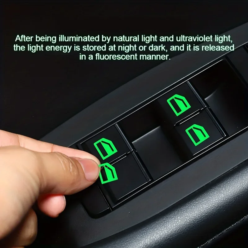 NEW Glow-in-the-Dark Car Butto - Car Accessories Outside ulasan dan harga