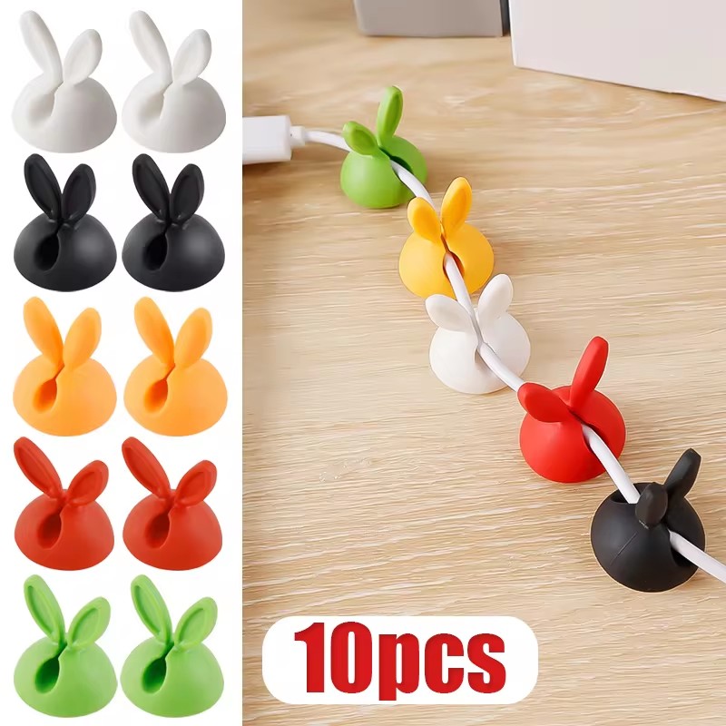 Cute Rabbit Ear Cable Manager  - Car Cable Organizer ulasan dan harga