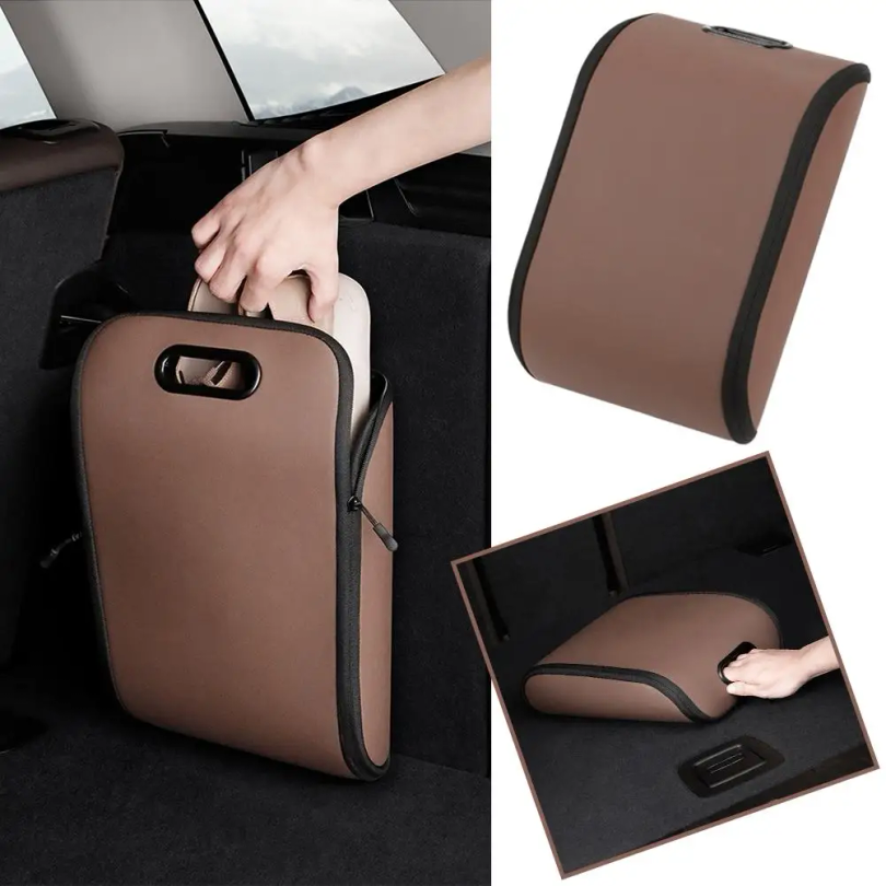 Car Shoe Storage Box PVC Leath - Car Trunk Organizer ulasan dan harga