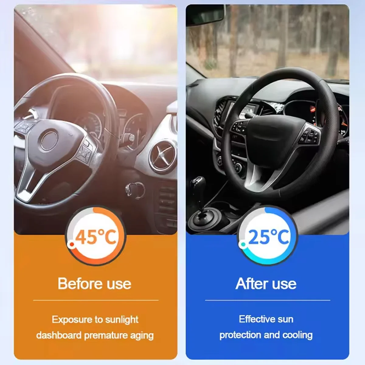Car Windshield Sun Shade Cover - Car Accessories Outside ulasan dan harga