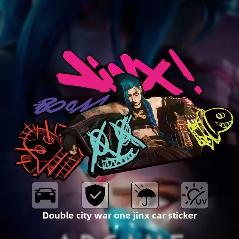 Arcane Jinx Graffiti Reflectiv - Car Accessories Outside ulasan dan harga