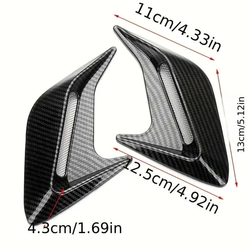 Carbon Fiber Universal Car Sha - Car Accessories Outside ulasan dan harga