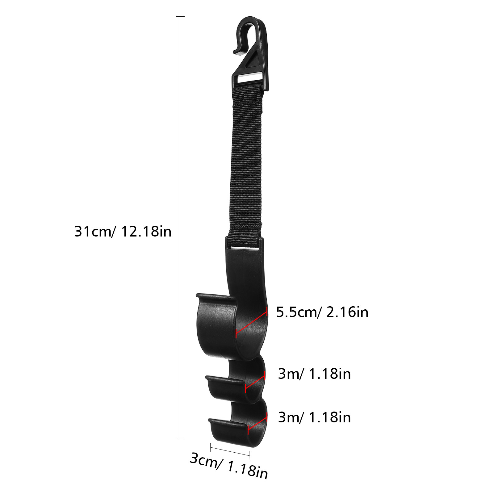 2Pcs Seat Back Hooks Car Headr - Car Trunk Organizer ulasan dan harga
