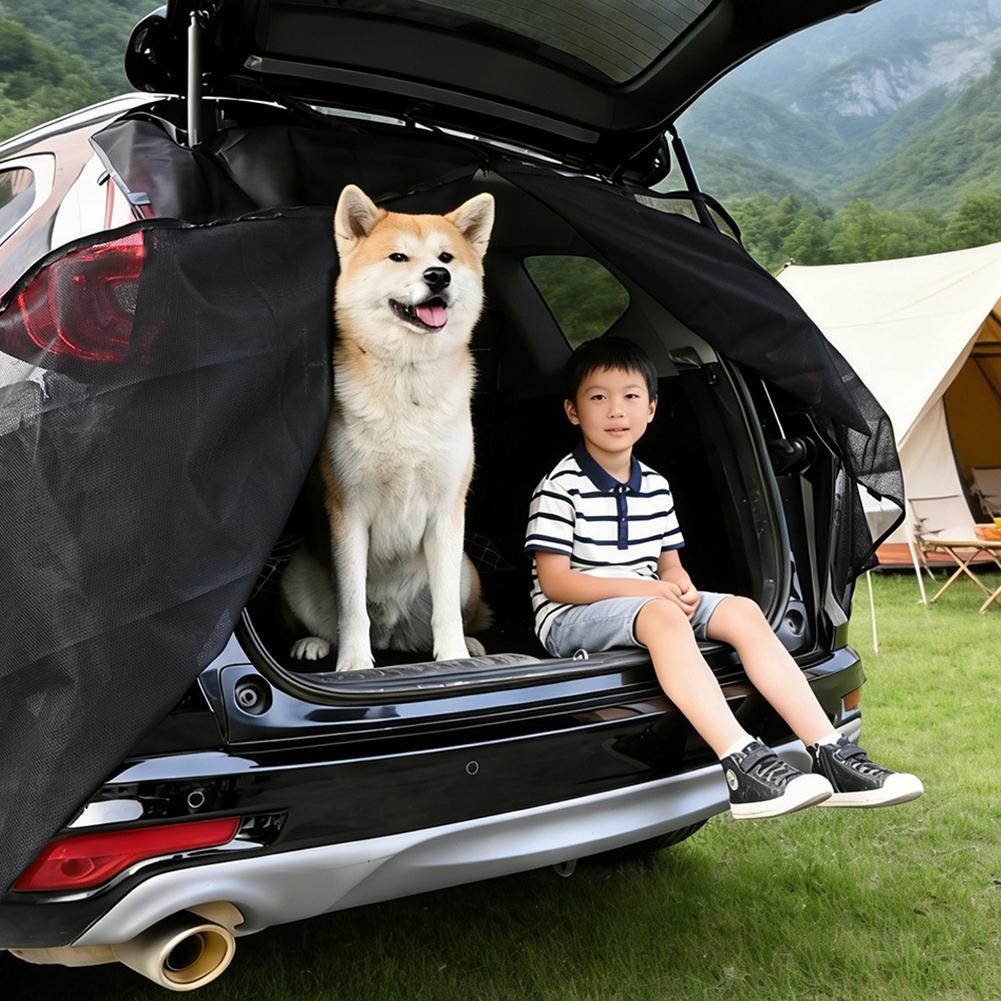 Breathable UV Protection Car T - Car Cargo Net Trunk ulasan dan harga