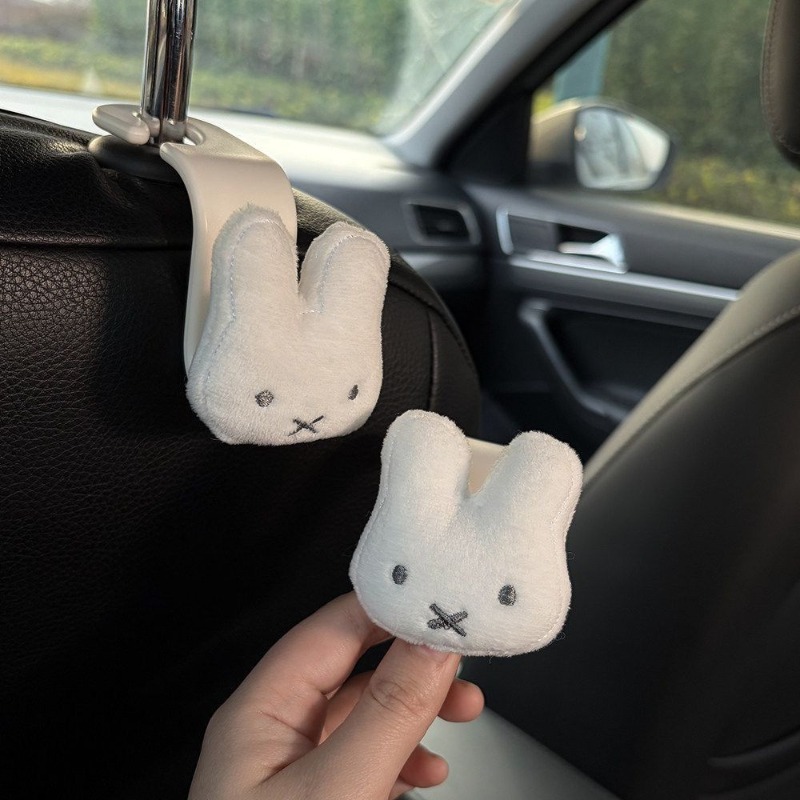 Miffy creative car hook with   - Car Accessories Interior ulasan dan harga