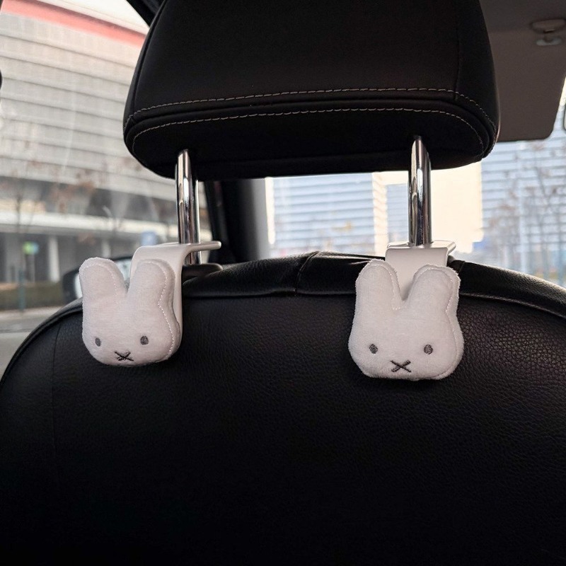 Miffy creative car hook with   - Car Accessories Interior ulasan dan harga