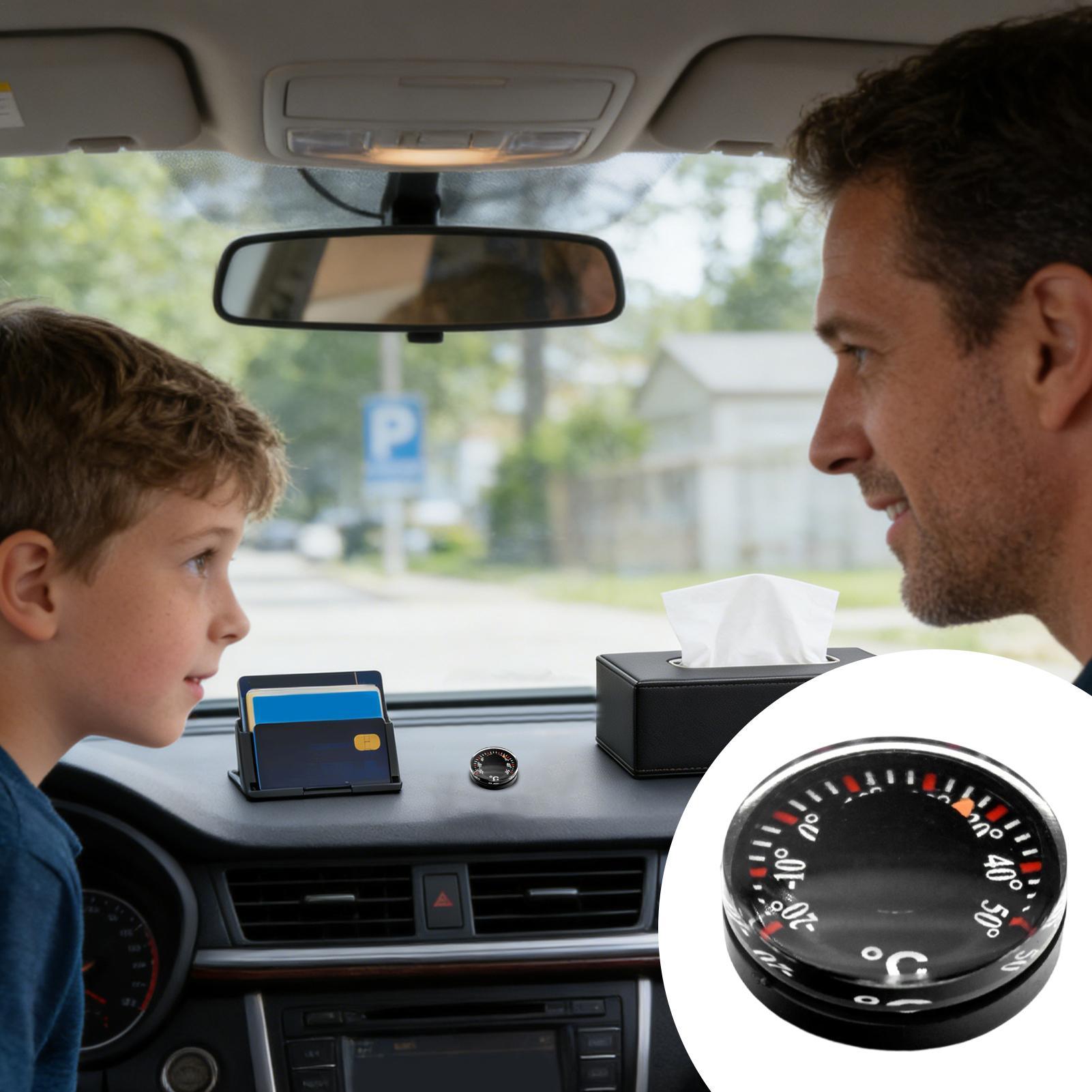 1PC Mini Car Thermometer Batte - Car Accessories Interior ulasan dan harga