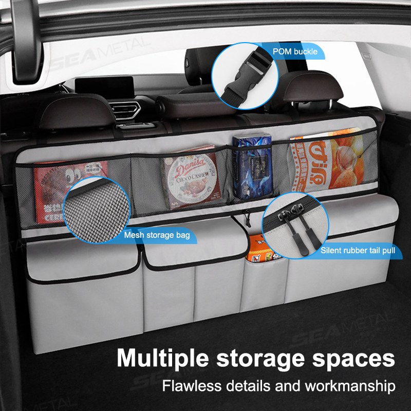 SEAMETAL Car Trunk Storage Bag - Car Trunk Organizer ulasan dan harga