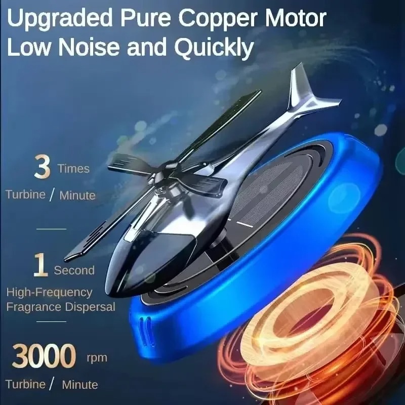 Solar Powered Helicopter Car A - Car Accessories Interior ulasan dan harga