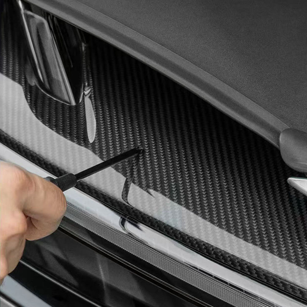 2 Pcs Carbon Fiber Pattern Lam - Car Accessories Xiaomi ulasan dan harga